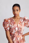 Emma - Orange Paisley