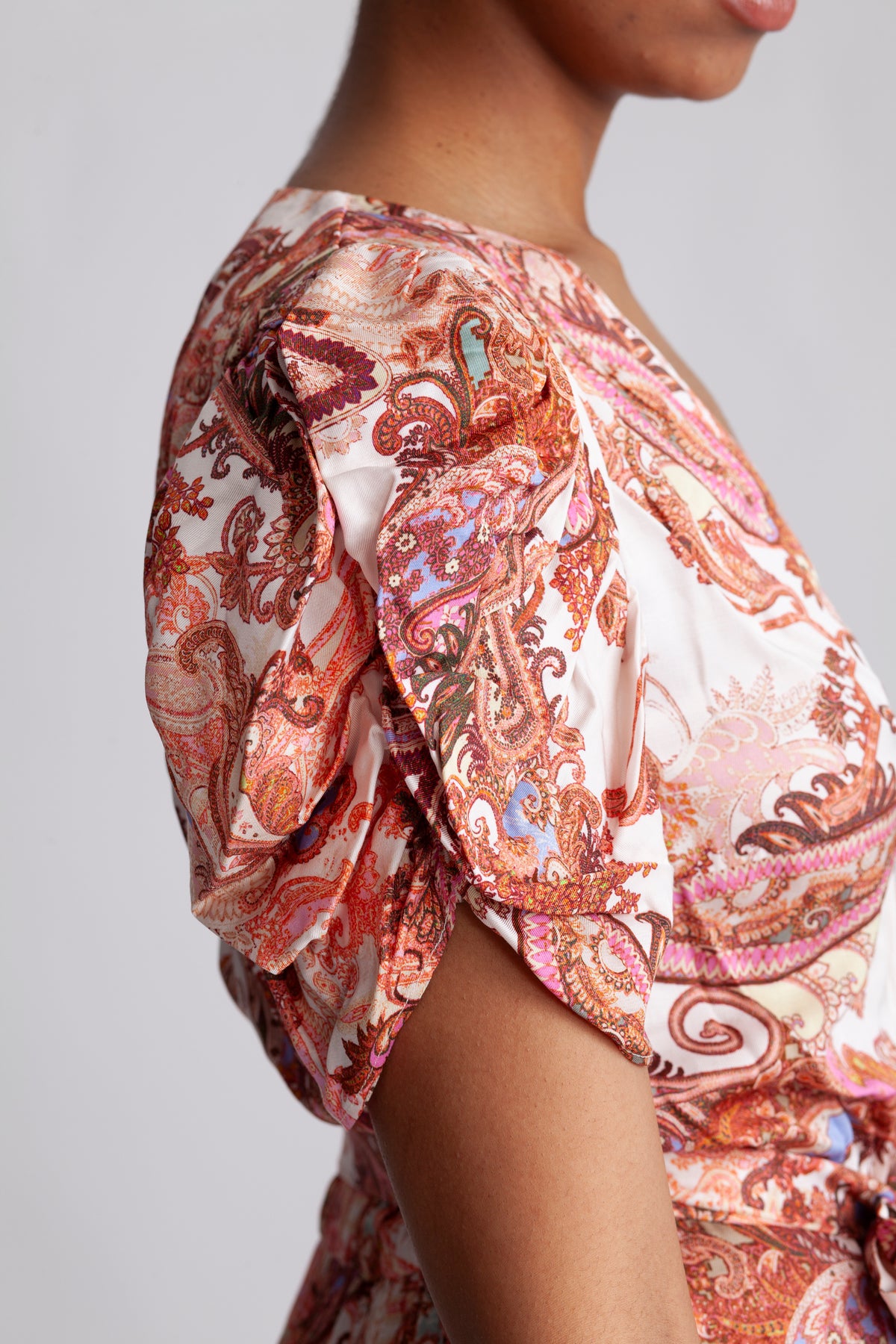 Emma - Orange Paisley