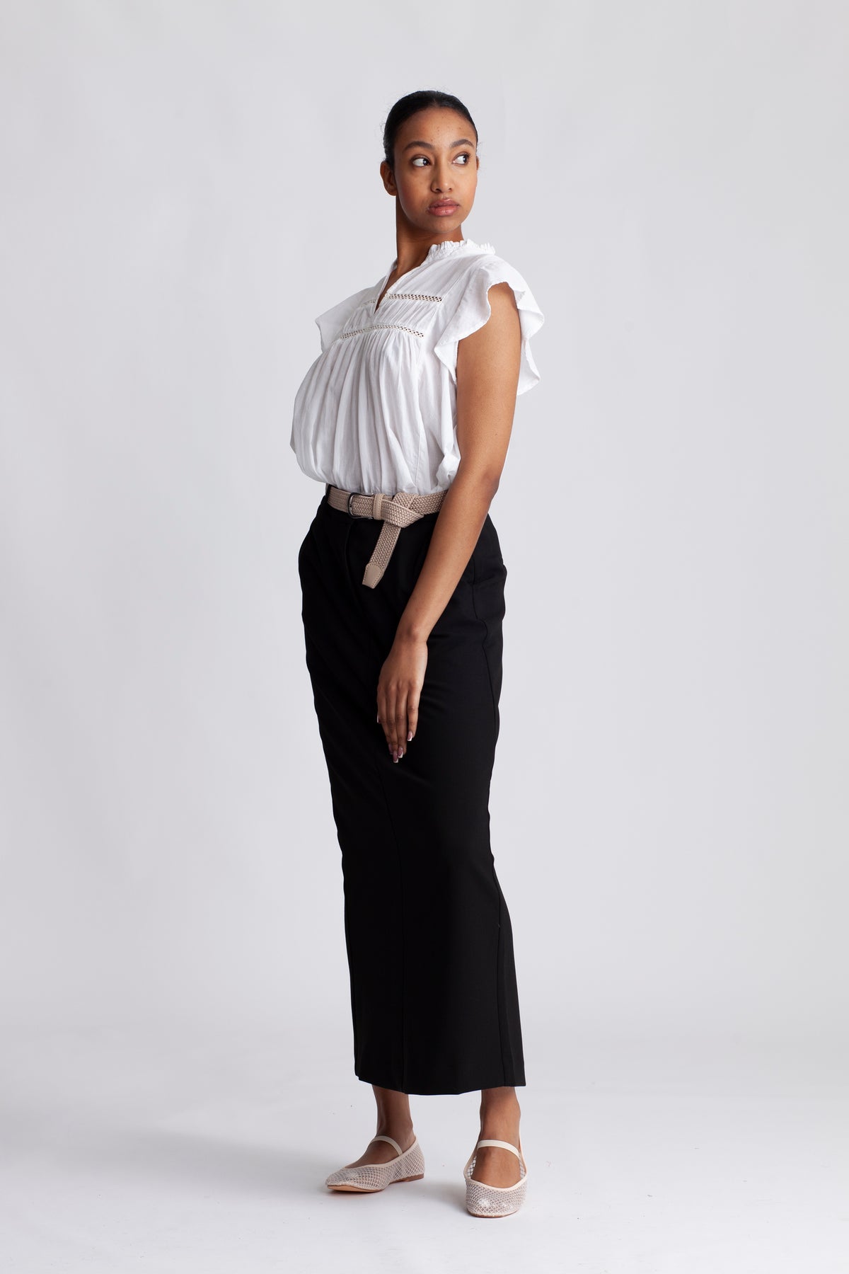 Rita Hw Long Skirt - Black