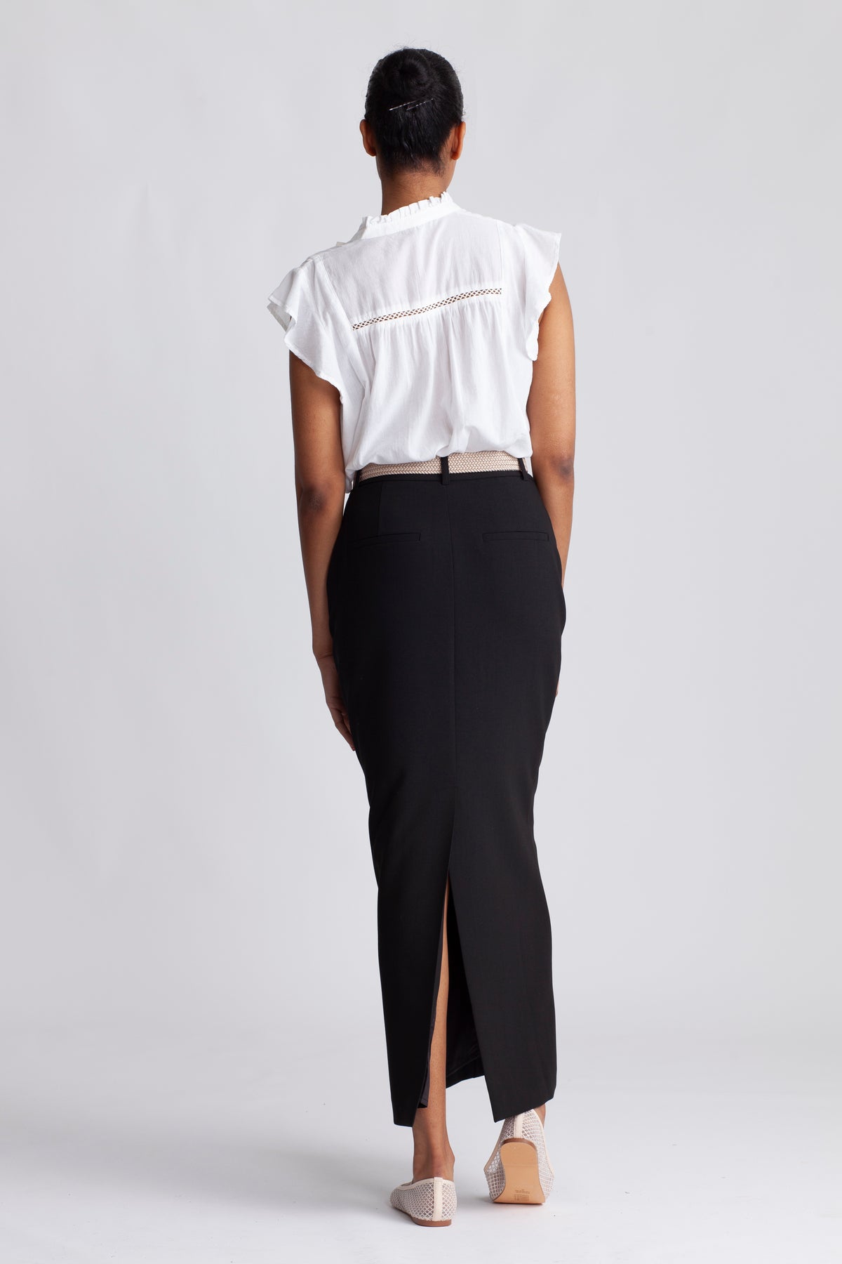 Rita Hw Long Skirt - Black