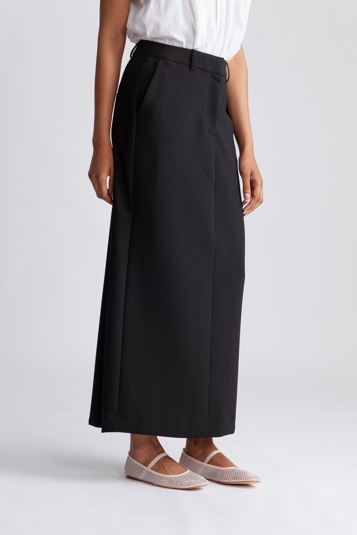 Rita Hw Long Skirt - Black