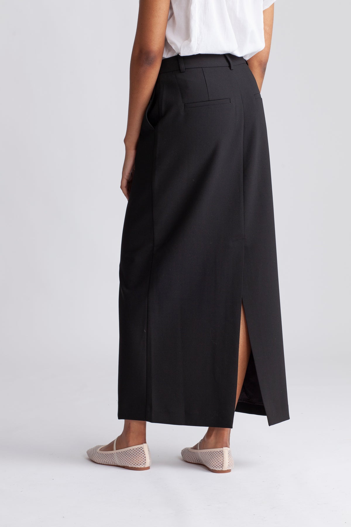 Rita Hw Long Skirt - Black