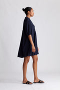 Heracc Midi Puff Dress - Ink