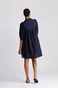 Heracc Midi Puff Dress - Ink
