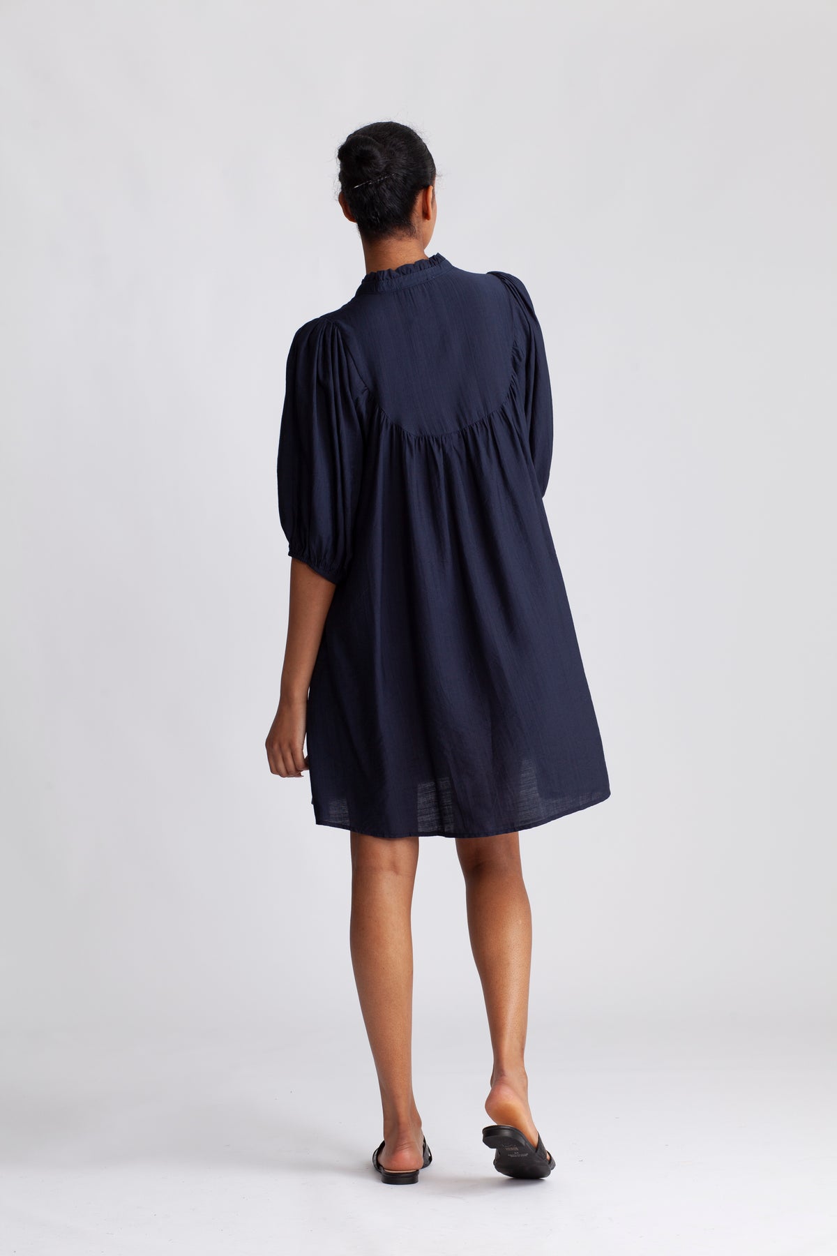 Heracc Midi Puff Dress - Ink