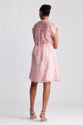 Isadora Ss Shirt Dress Aop - Chalk Pink Flower