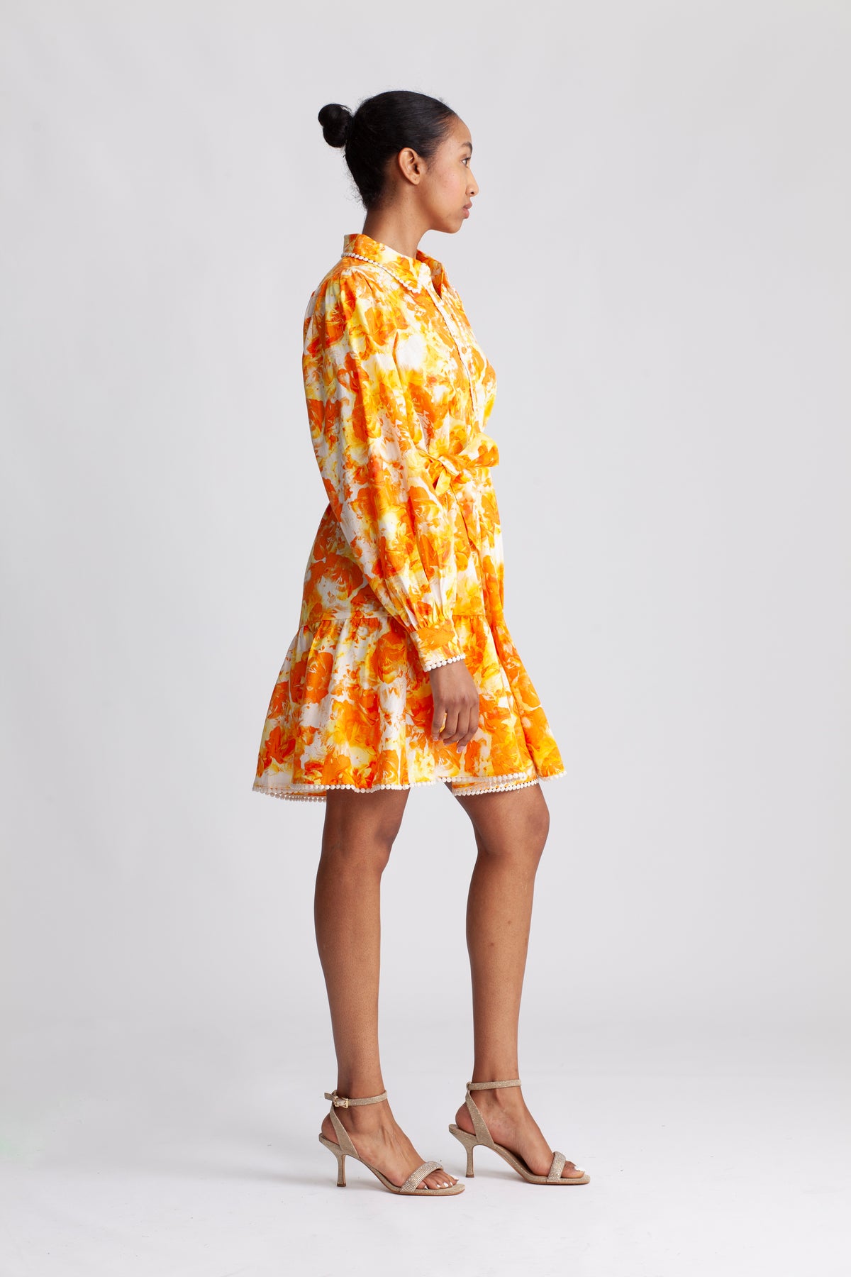 Yasrosalina Ls Dress - Star White Rosalina Print