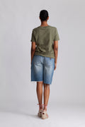 Myessential Ss O-Neck Tee - Olivine