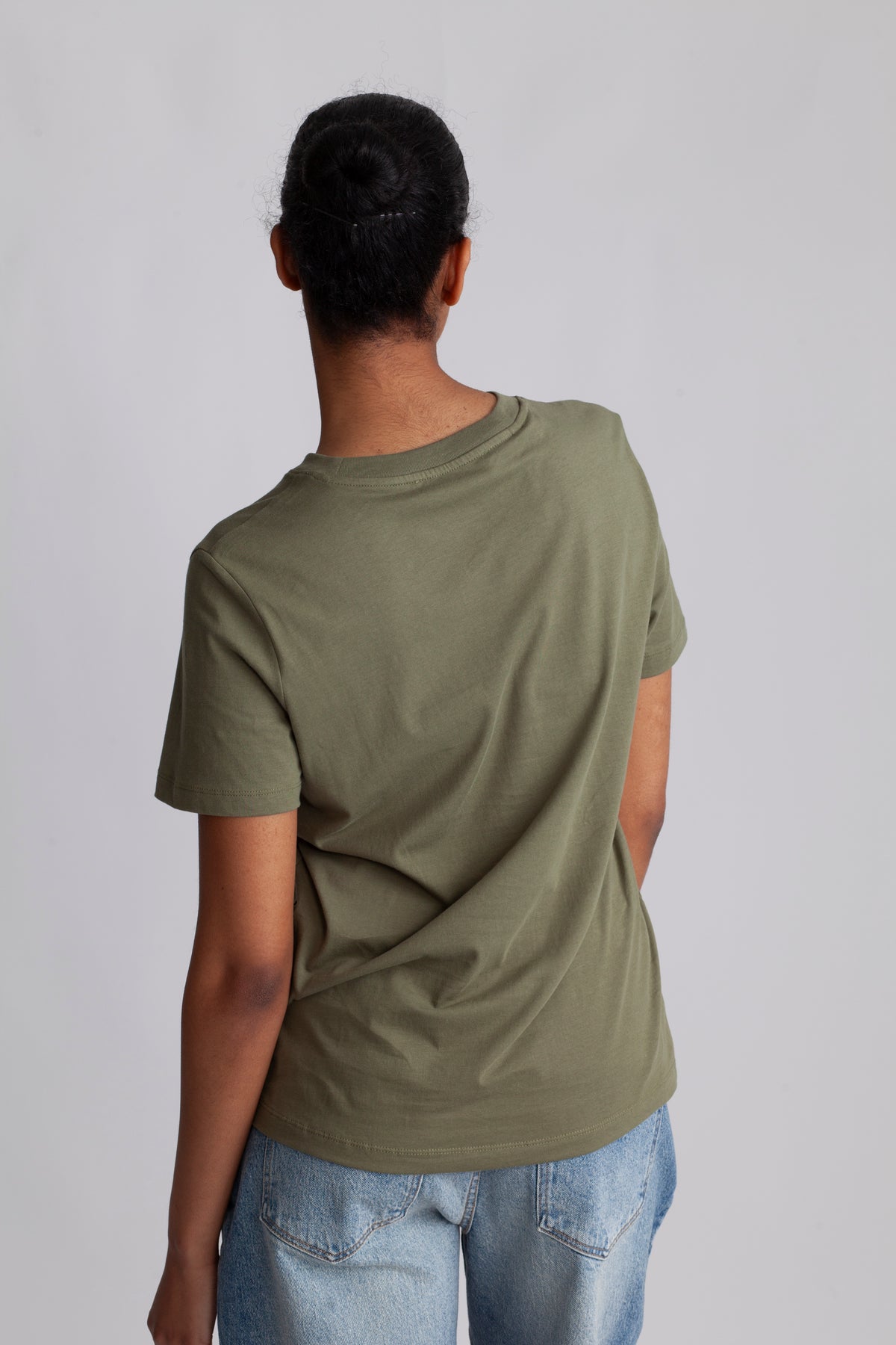 Myessential Ss O-Neck Tee - Olivine