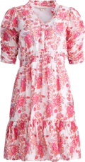 Billie Dress Short Sleeve - Rasberry