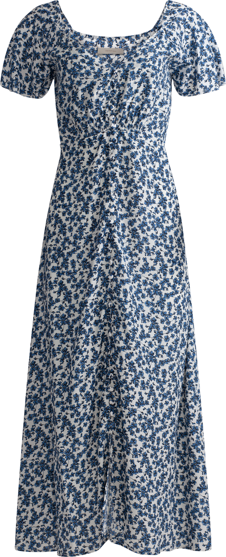 Aurelia Midiklänning - Leilani Print/Mid Blue