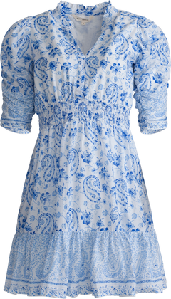 Billie Dress Short Sleeve - Capri Blue