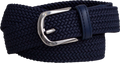 Shiny Silk Elastic Belt - Marinblå