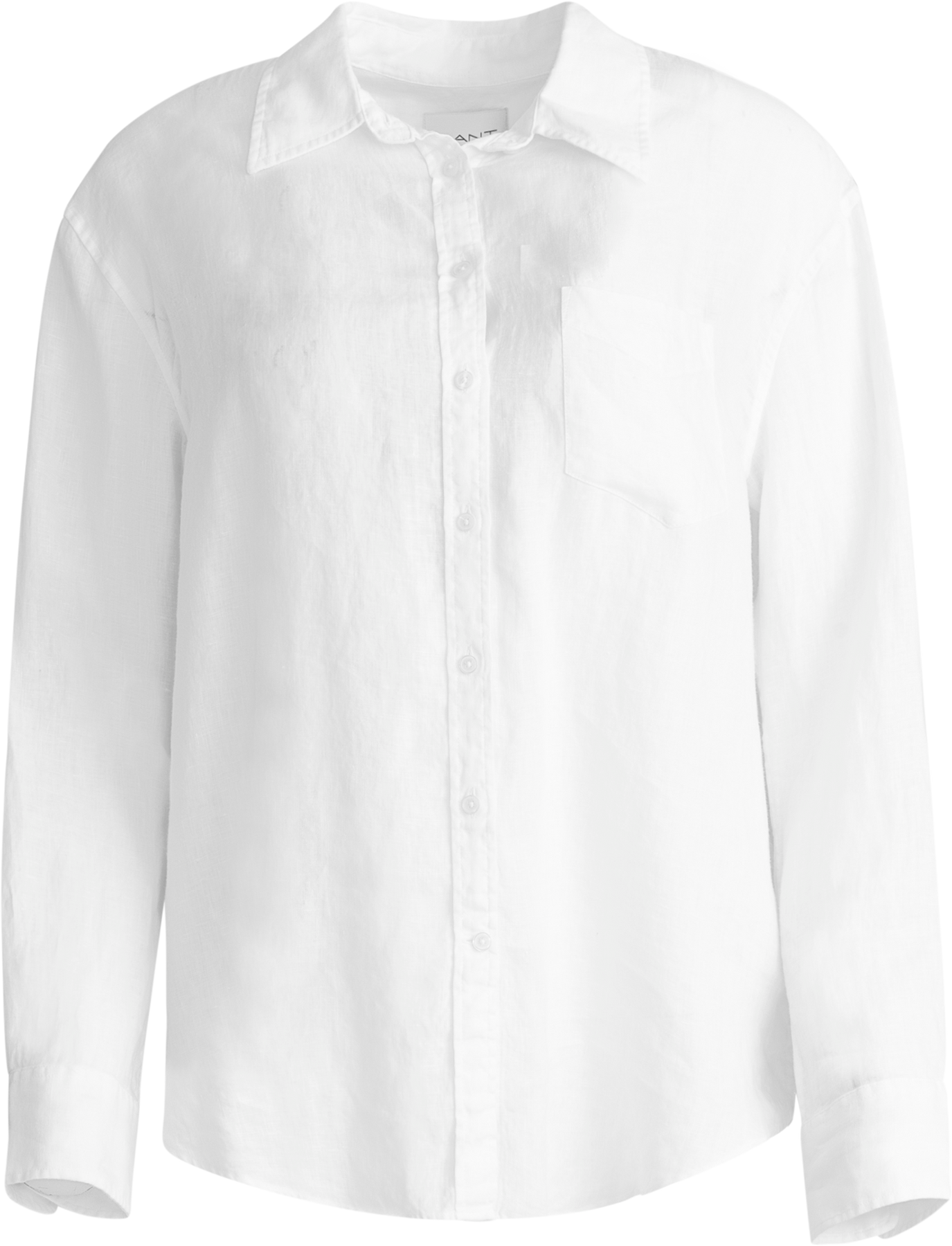 Relaxed Linen Shirt - White