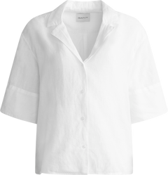 Rel Ss Linen Shirt - White