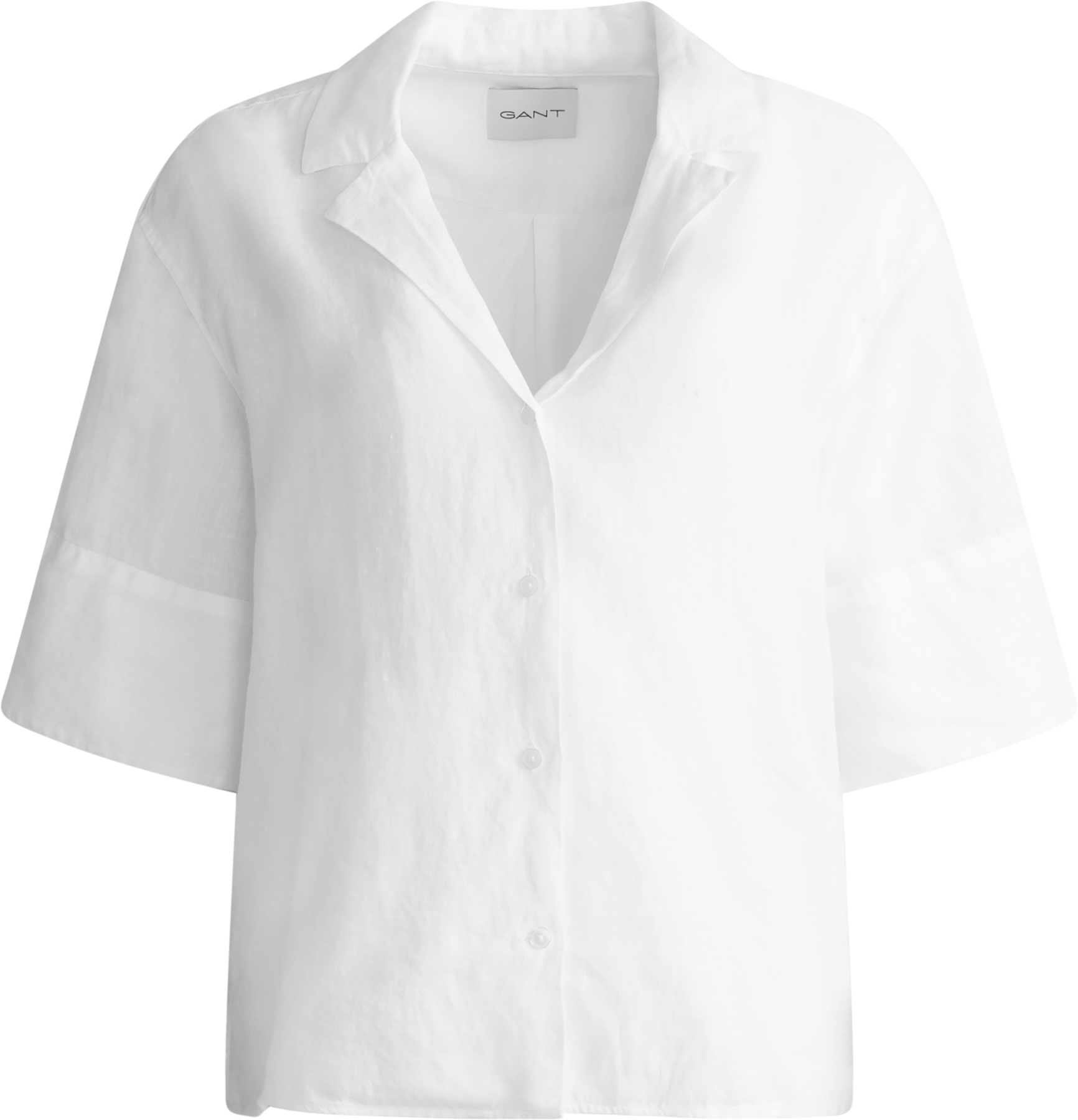 Rel Ss Linen Shirt - White