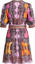 Elianna Dress Short Linen - Pink