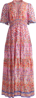 Alexis Long Dress - Pink