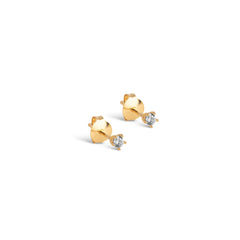 Clara Studs - White Cz