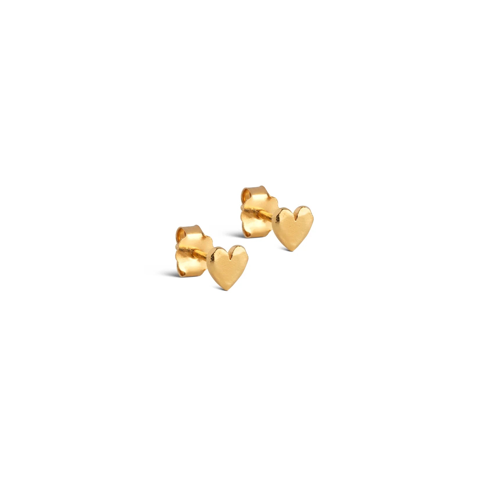 Heart Studs - Gold
