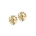 Large Sunshine Studs - 925S/Gp