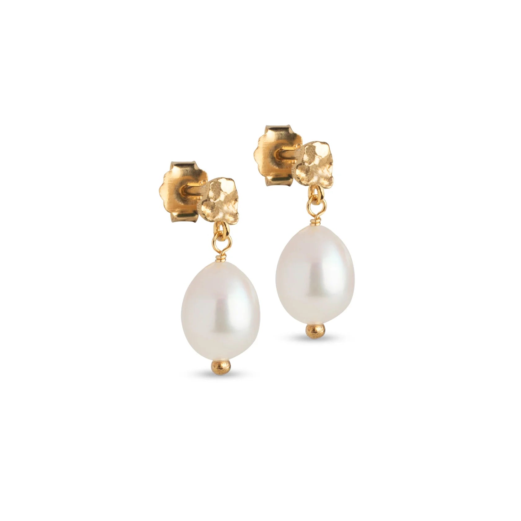Poe Pearl Studs - Pearls