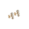 Trinity Studs - Clear Cz