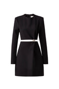 Sutton Embellished Detail Cut Out Mini Dress - Black