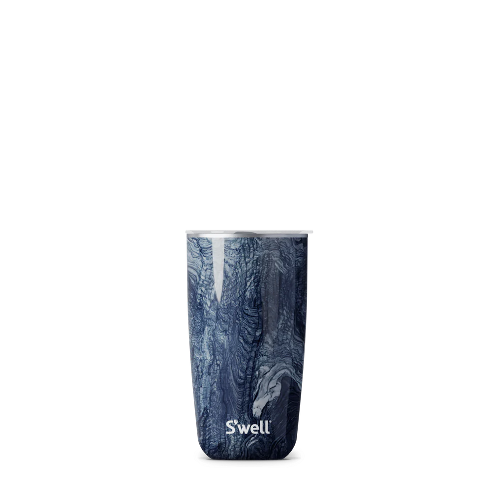 Tumbler With Lid - Azurite Marble