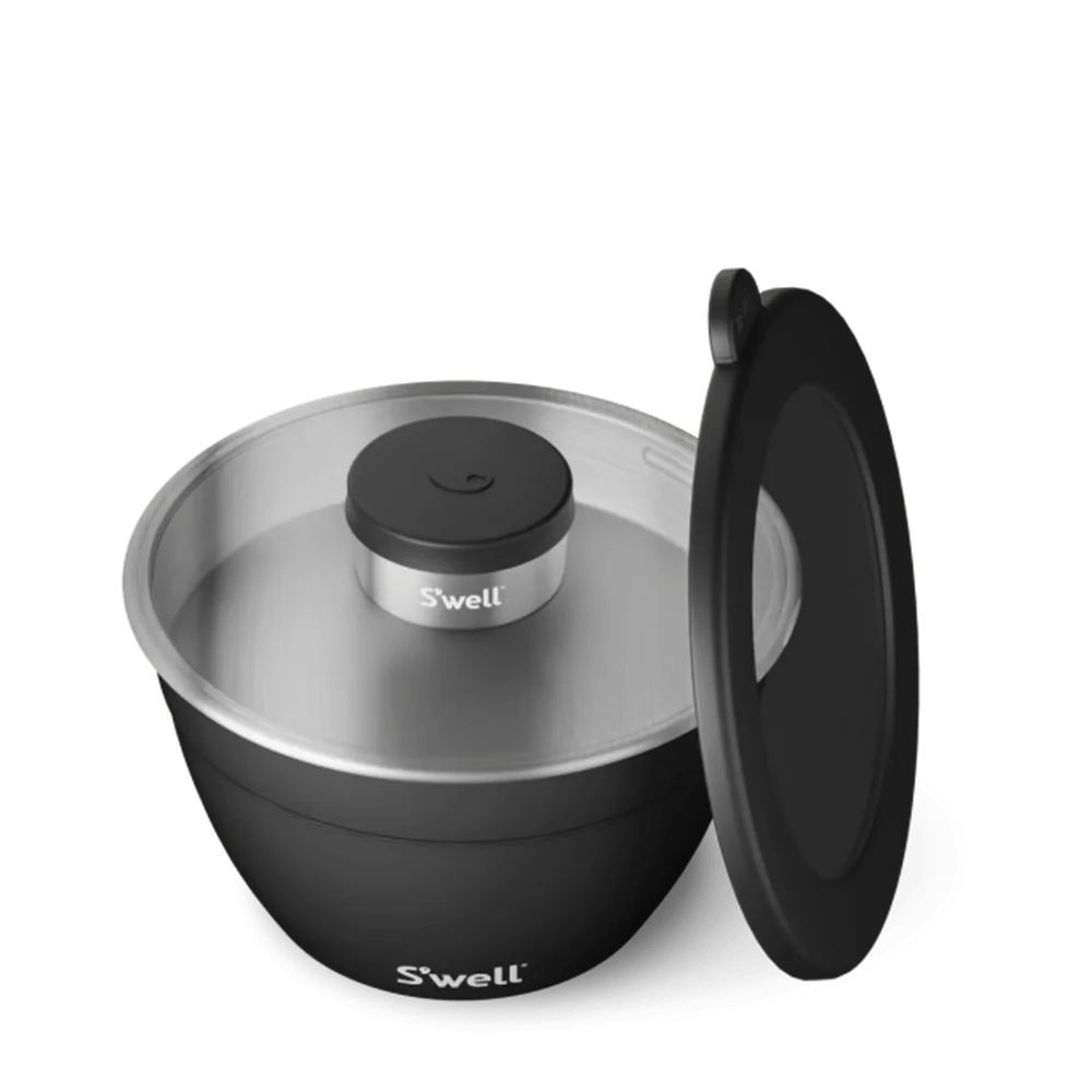 S'well Salad Bowl Kit - Onyx