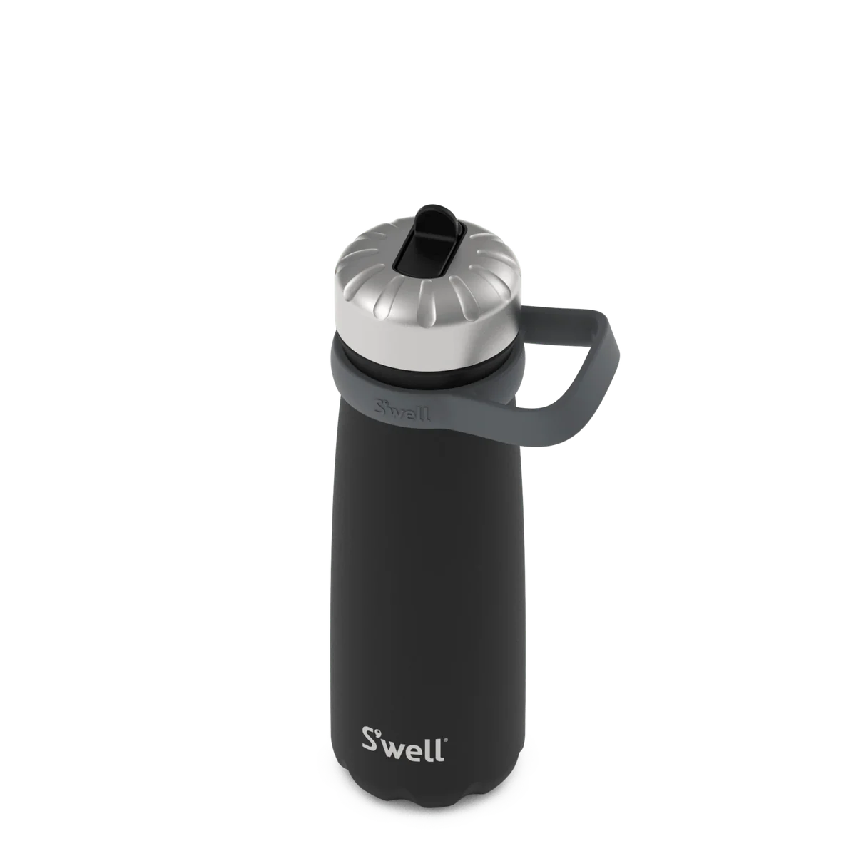 Traveler Flip Straw Lid - Silver