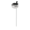 Traveler Flip Straw Lid - Silver