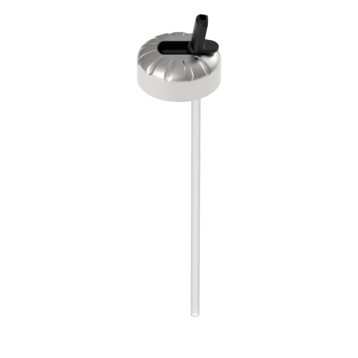 Traveler Flip Straw Lid - Silver
