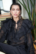 Sylvia Blouse - Black