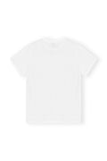 Basic Jersey Banana Relaxed T-Shirt - Bright White