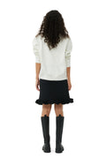 Isoli Ganni Oversized Sweatshirt - Egret
