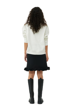 Isoli Ganni Oversized Sweatshirt - Egret