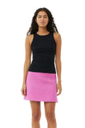 Soft Cotton Rib Tank Top - Black