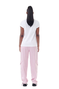 Basic Jersey Coctail Relaxed T-Shirt - Bright White