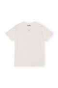 Basic Jersey Rhinestone Relaxed T-Shirt - Egret