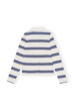 Thin Jersey Long Sleeve Polo - Multicolour