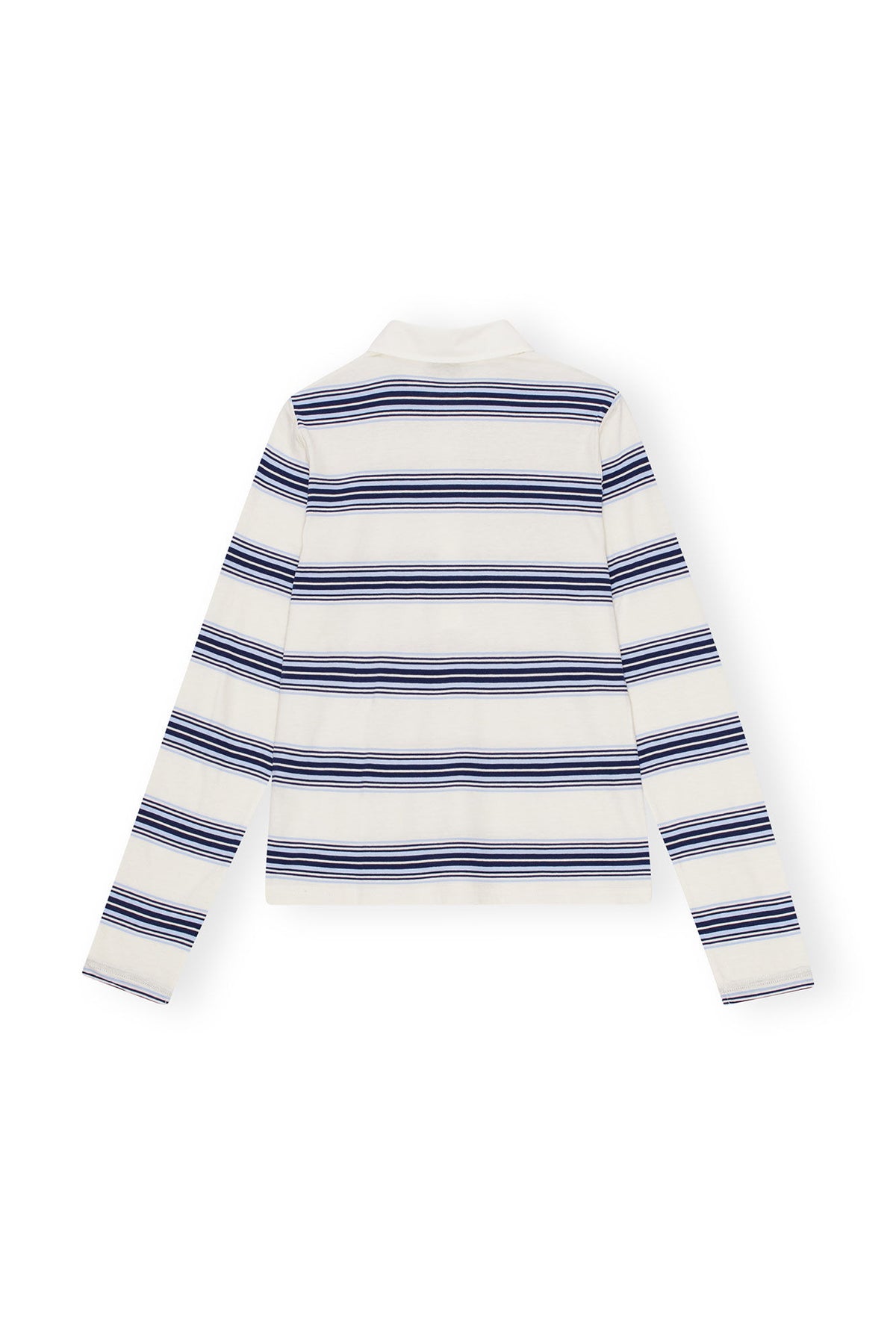 Thin Jersey Long Sleeve Polo - Multicolour