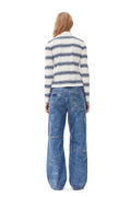 Thin Jersey Long Sleeve Polo - Multicolour