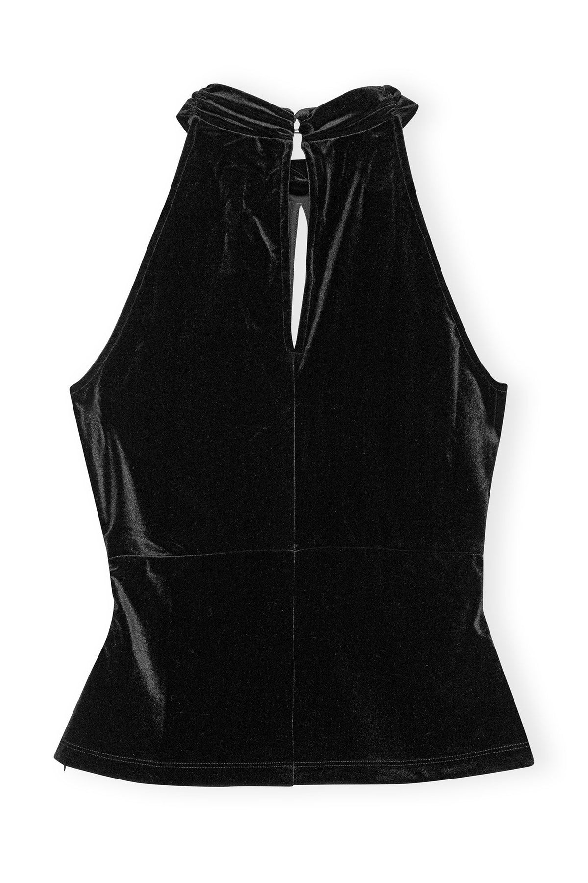 Velvet Jersey Top - Black