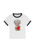 Basic Jersey Bear Small T-Shirt - Bright White