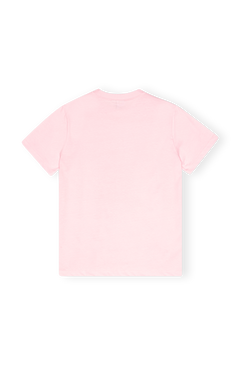 Basic Jersey Leopard Relaxed T-Shirt - Chalk Pink