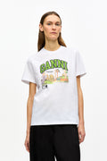 Basic Jersey Poppy C Relaxed T-Shirt - Bright White