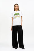Basic Jersey Poppy C Relaxed T-Shirt - Bright White
