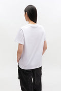 Basic Cotton Jersey Neon Kitty T-Shirt - Bright White