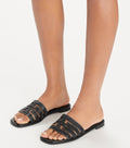 Ines Cage Slide - Perfect Black